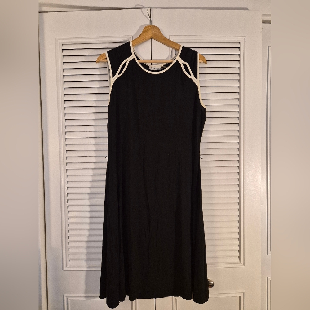 Black Midi Dress Women's Size 14